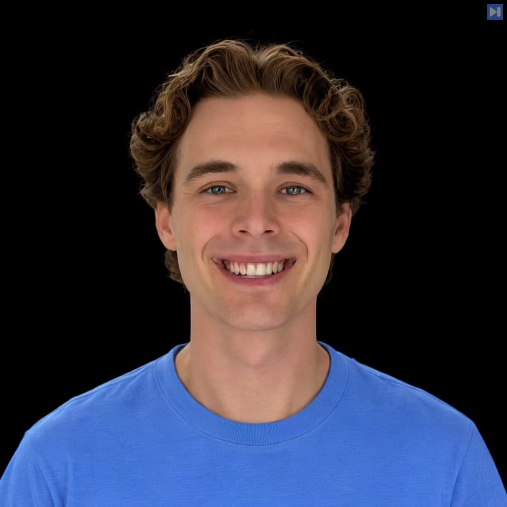 Head-and-shoulders portrait of Alex Shaw against a black background.