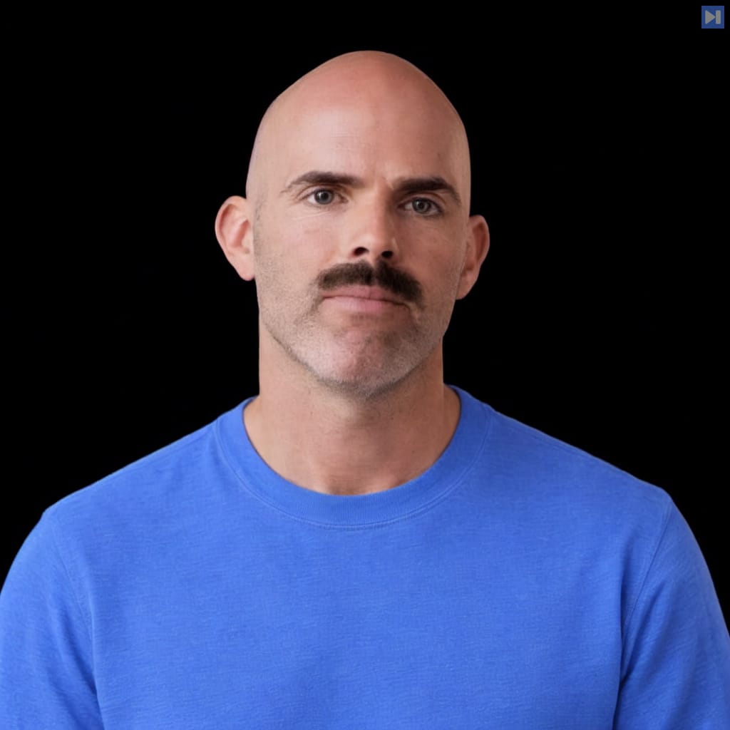 Head-and-shoulders portrait of Brian Bender against a black background.