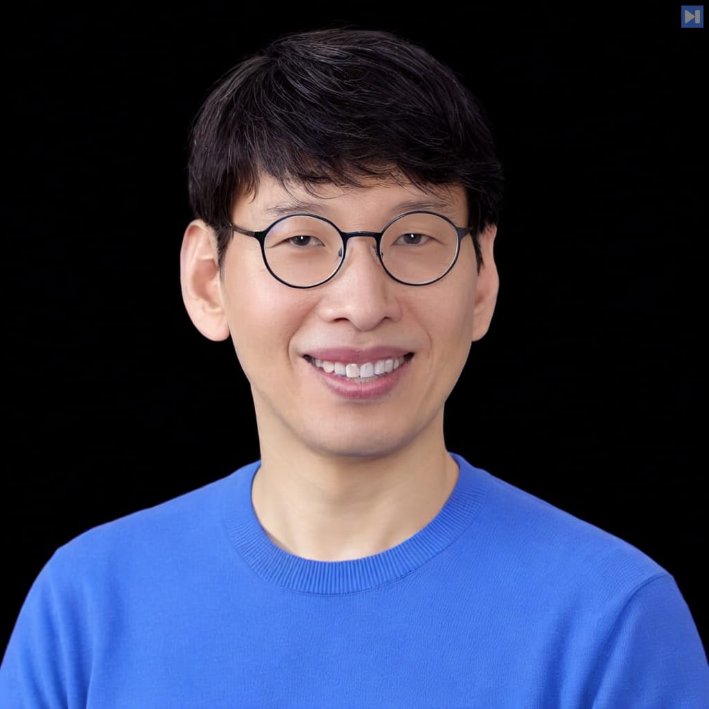 Head-and-shoulders portrait of Byung-Gon Chun against a black background.