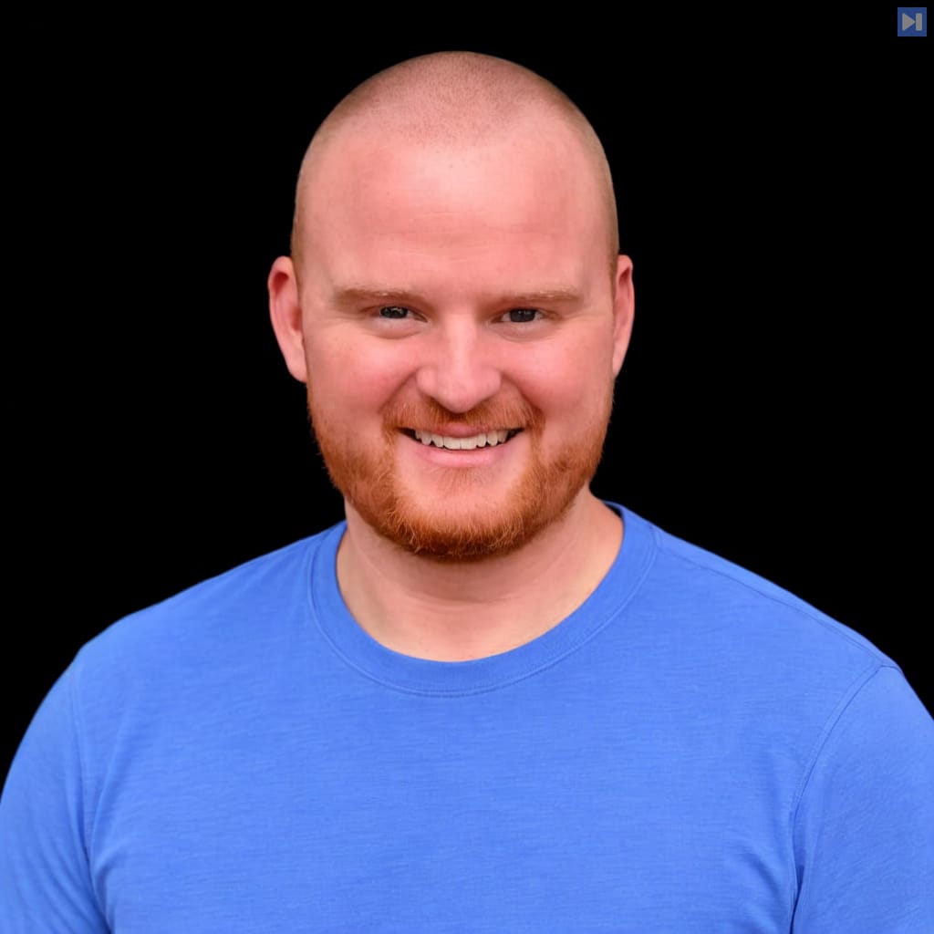 Head-and-shoulders portrait of CJ Avilla against a black background.