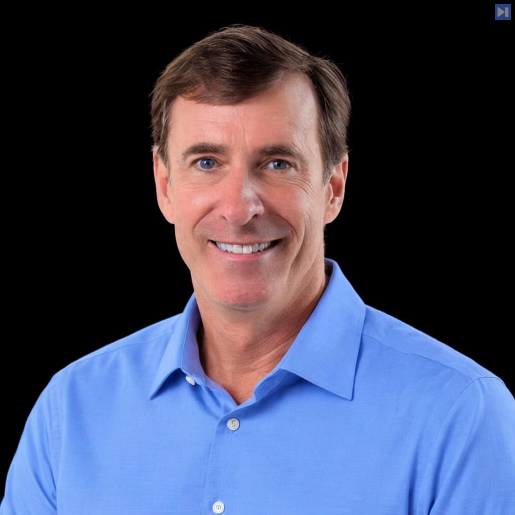 Head-and-shoulders portrait of Clay Mowry against a black background.