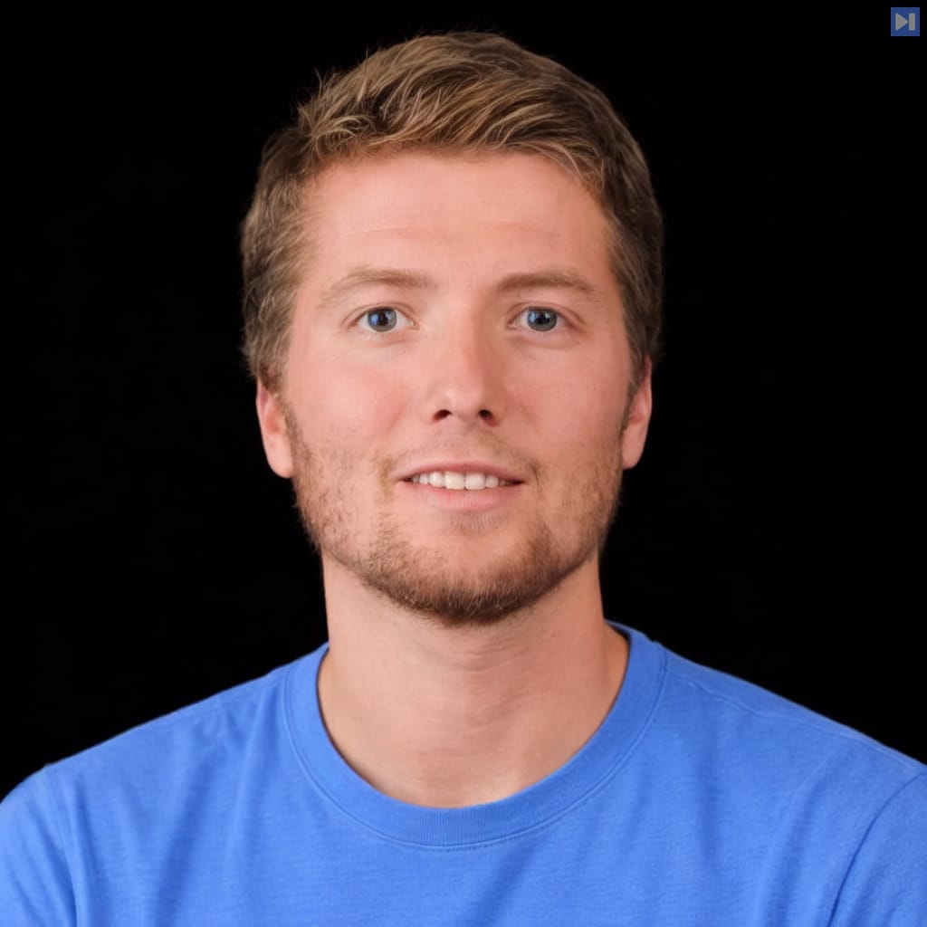 Head-and-shoulders portrait of Clément Delangue against a black background.