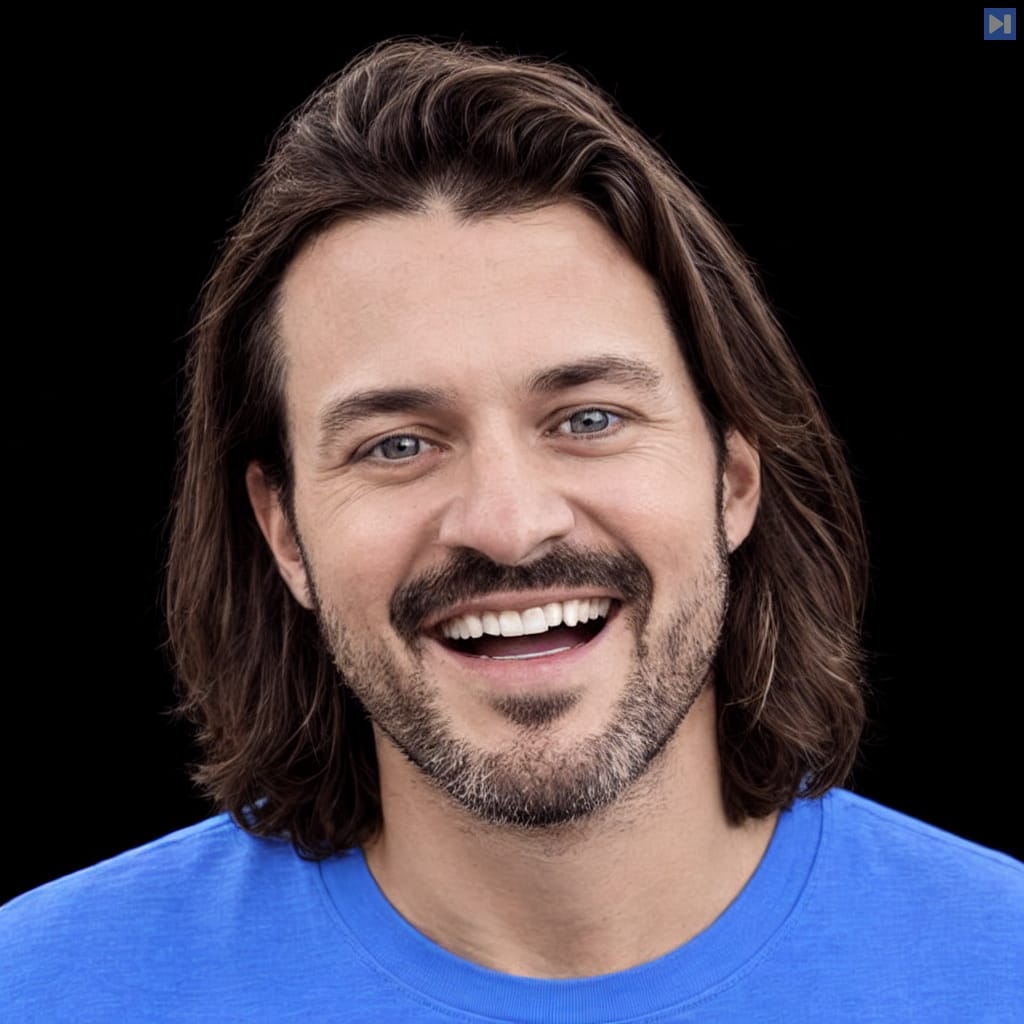 Head-and-shoulders portrait of Dan Farrelly against a black background.