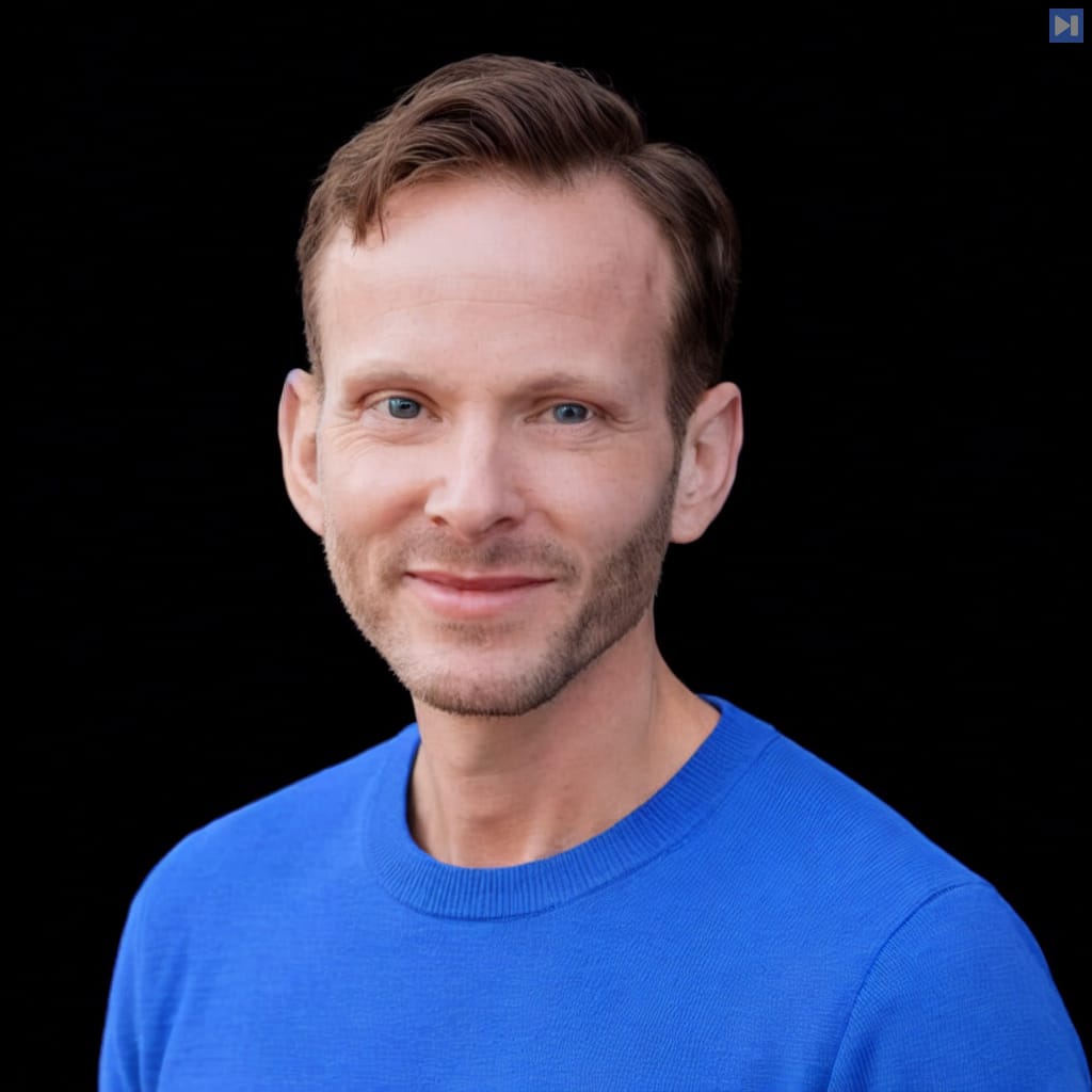 Head-and-shoulders portrait of David Brumley against a black background.