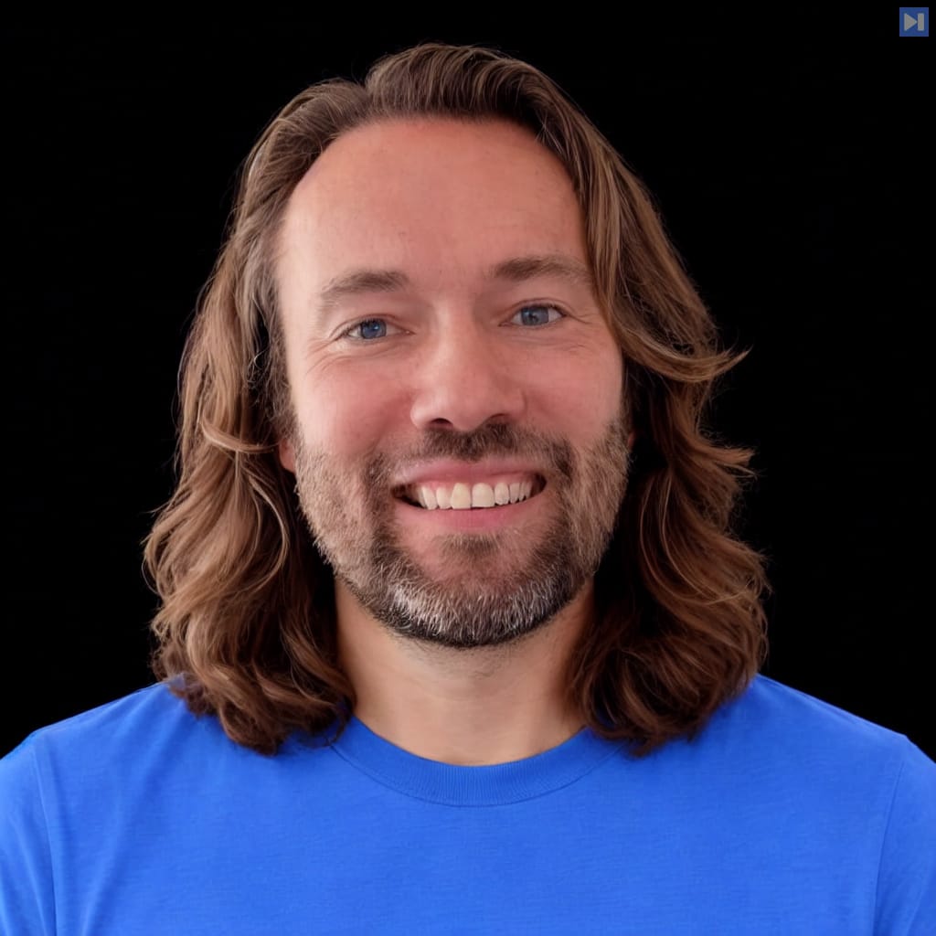 Head-and-shoulders portrait of David Heinemeier Hansson against a black background.