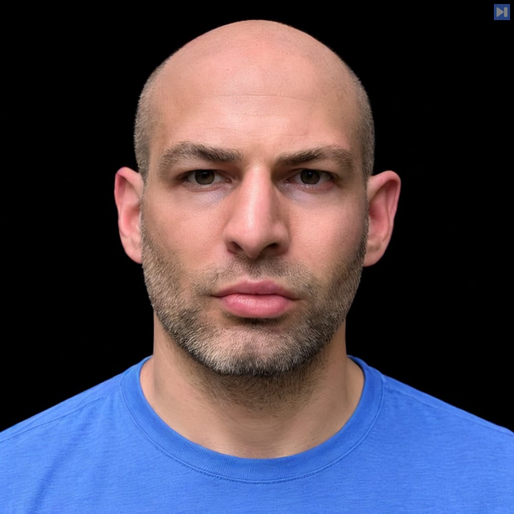 Head-and-shoulders portrait of David Shapiro against a black background.