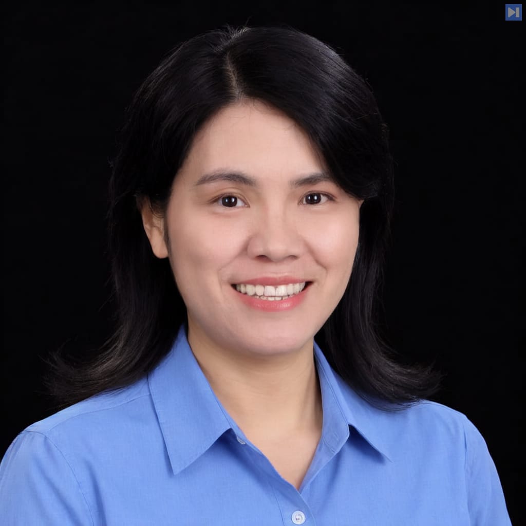 Head-and-shoulders portrait of Dianhuan Lin against a black background.
