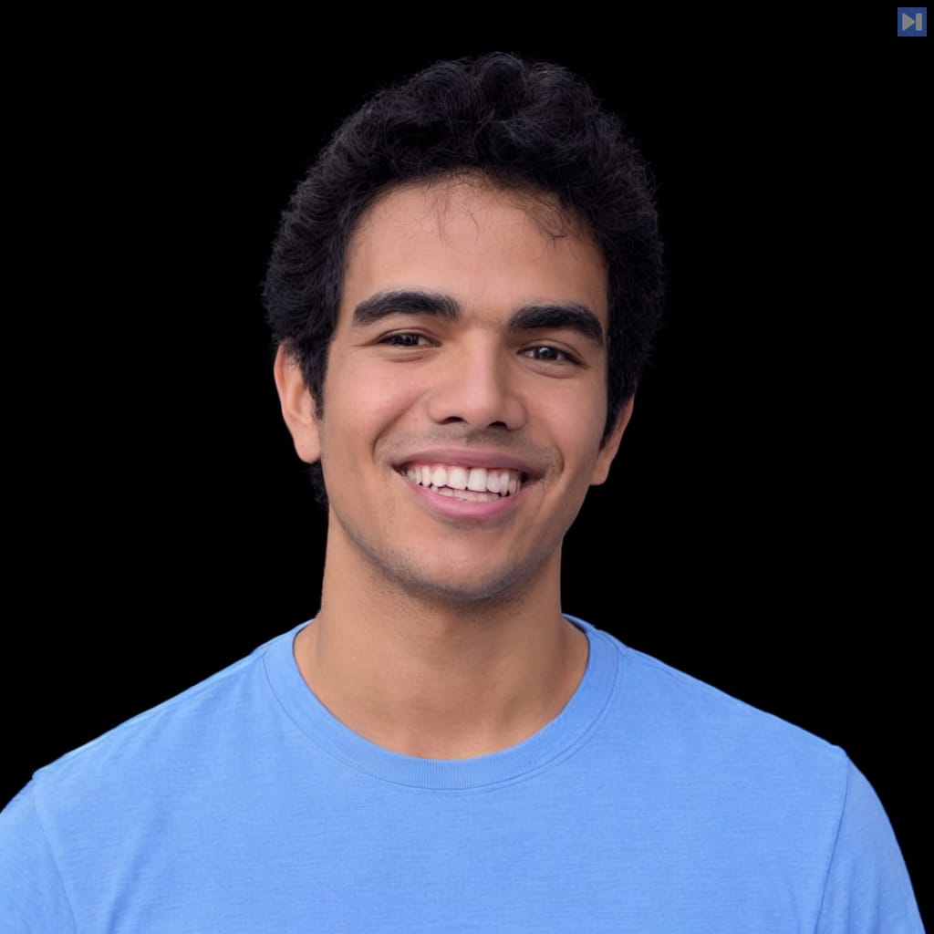 Head-and-shoulders portrait of Dillon DuPont against a black background.
