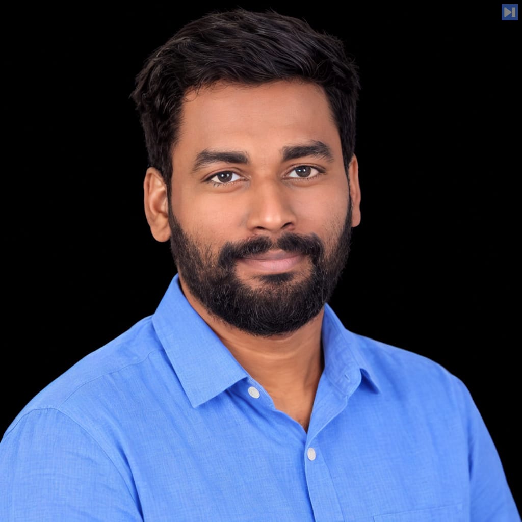 Head-and-shoulders portrait of Divakar Kumar against a black background.