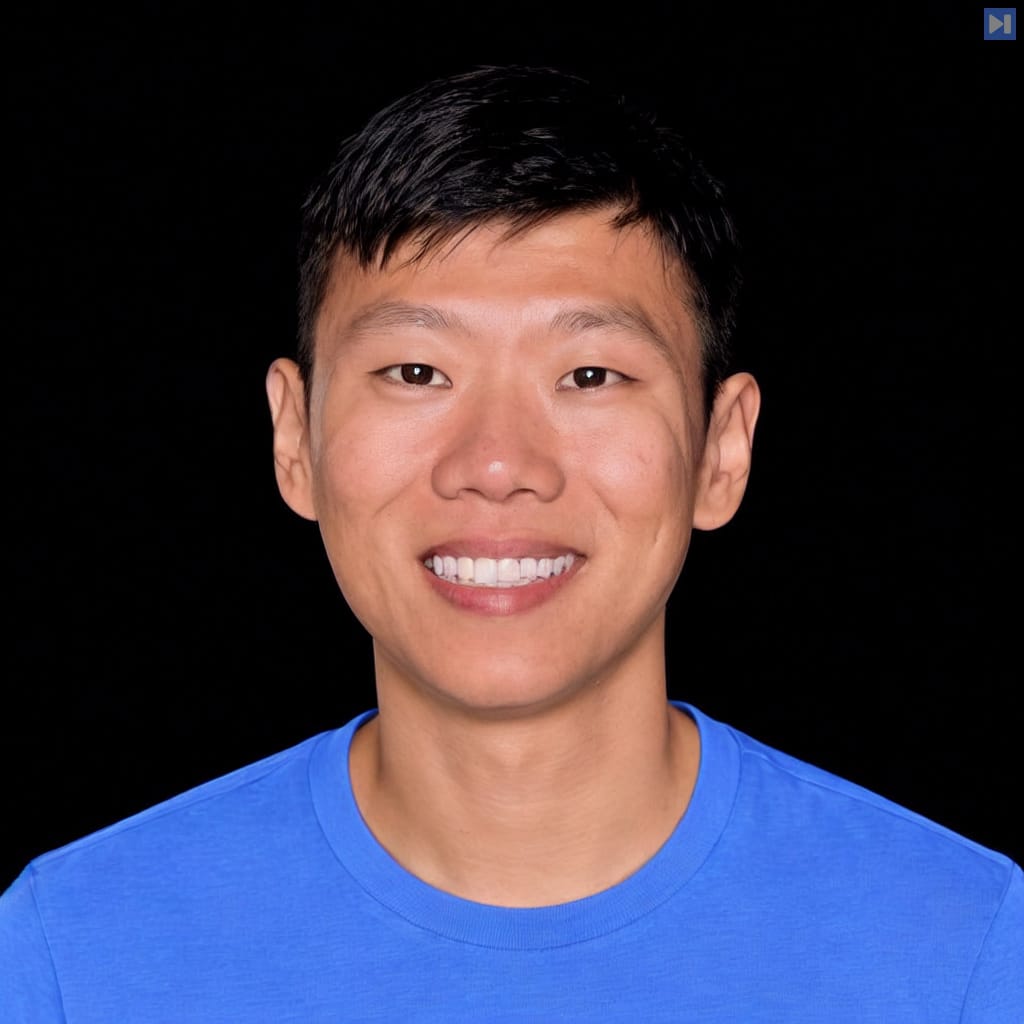 Head-and-shoulders portrait of Edward Hu against a black background.