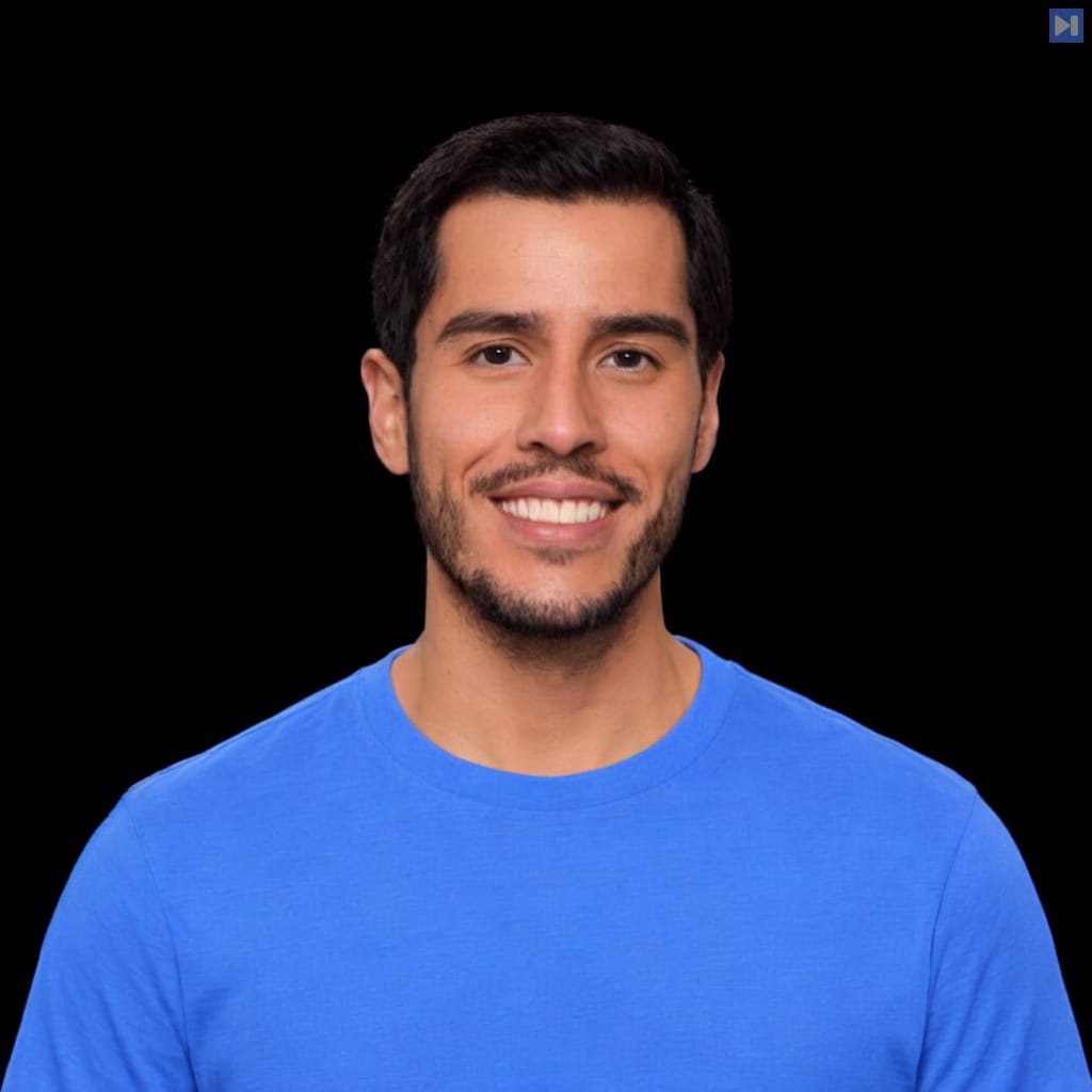 Head-and-shoulders portrait of Francesco Galletta against a black background.