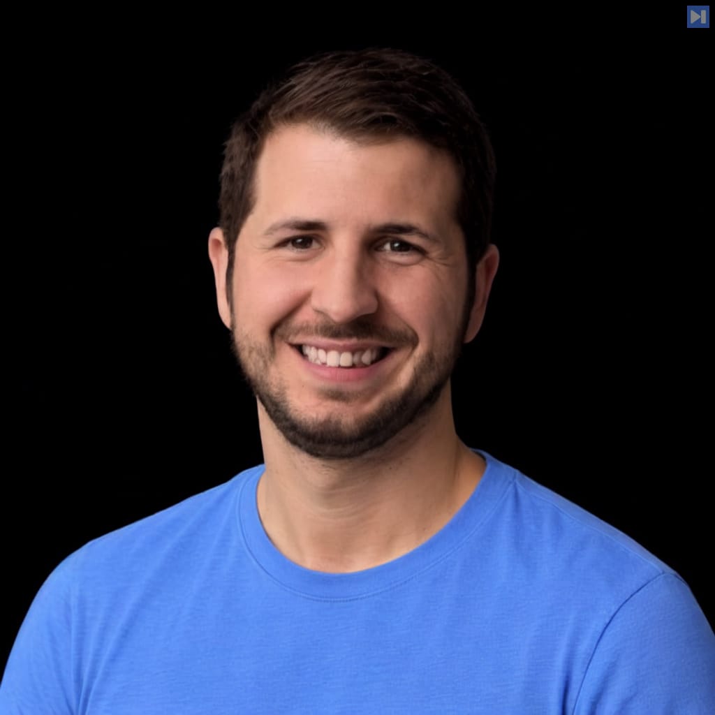 Head-and-shoulders portrait of Garrett Galow against a black background.
