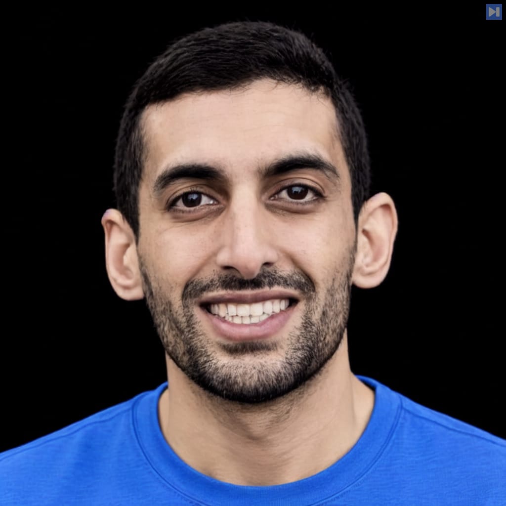Head-and-shoulders portrait of Hossein Niazmandi against a black background.