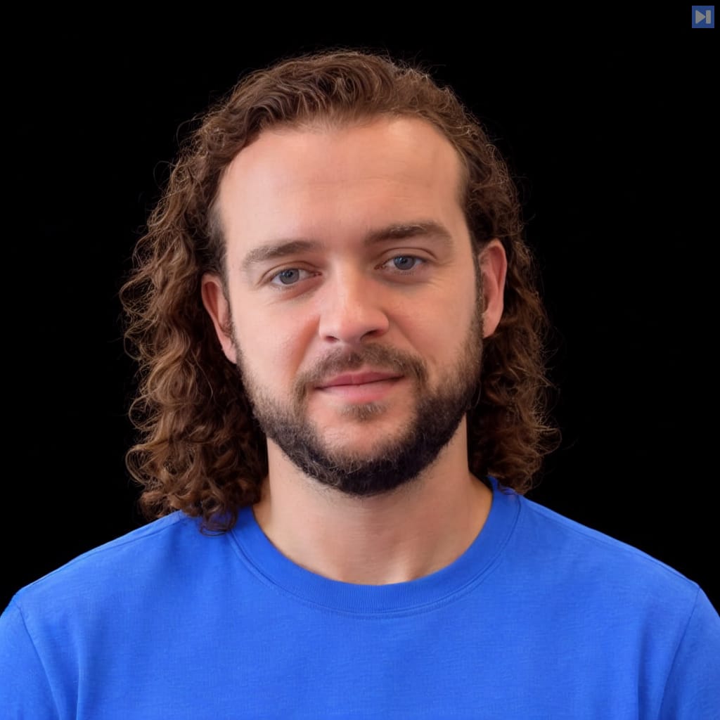 Head-and-shoulders portrait of Isaac Pound against a black background.