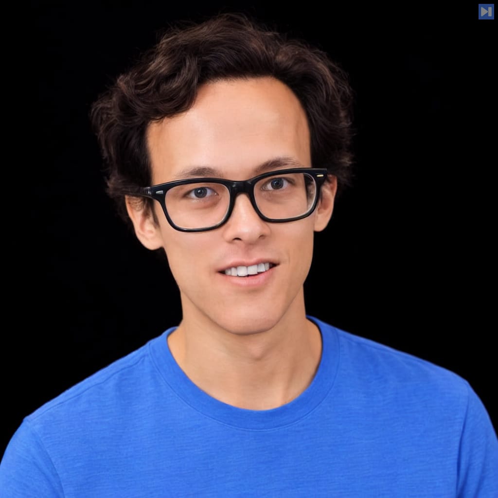 Head-and-shoulders portrait of Jonathan Gorard against a black background.