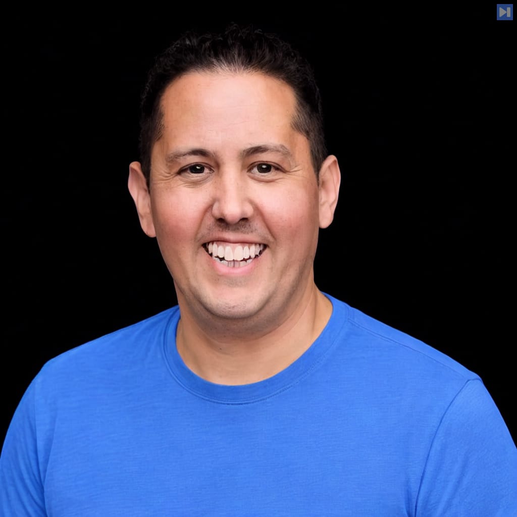 Head-and-shoulders portrait of Jose Palafox against a black background.