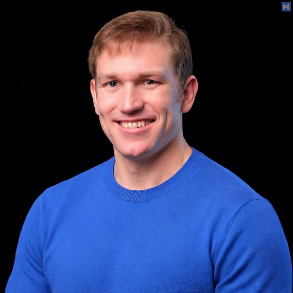 Head-and-shoulders portrait of Judge Glock against a black background.