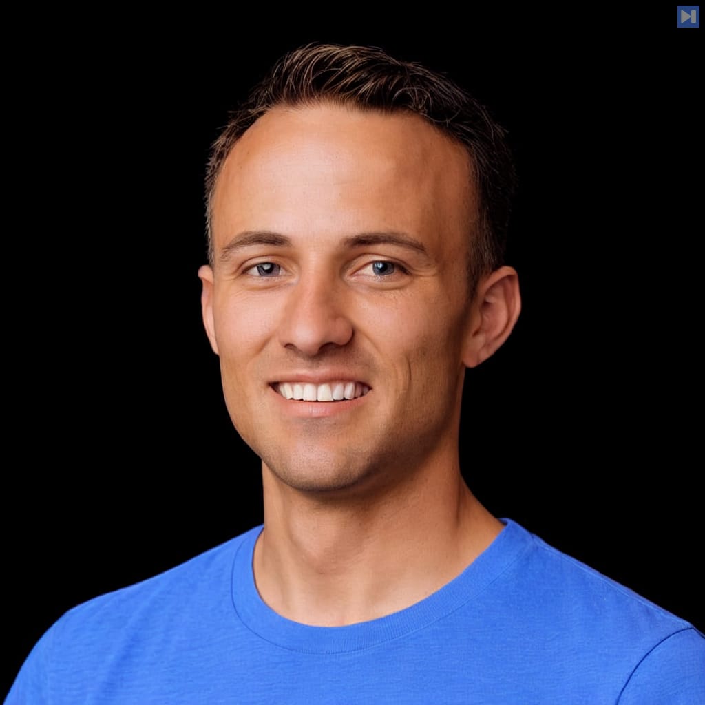 Head-and-shoulders portrait of Kent C. Dodds against a black background.
