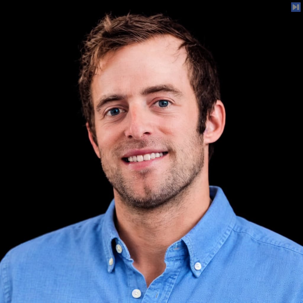Head-and-shoulders portrait of Lance Martin against a black background.