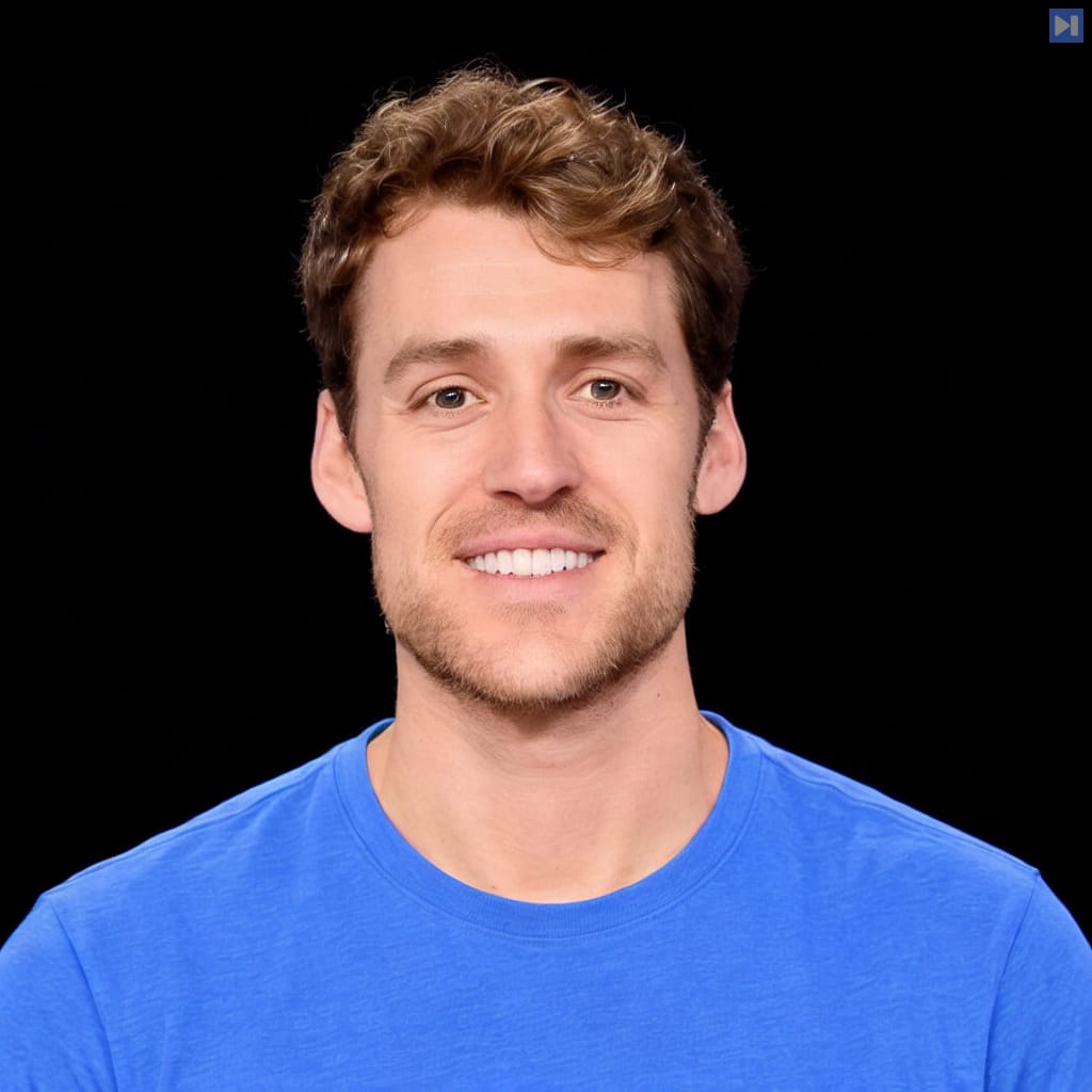 Head-and-shoulders portrait of Leo Mehr against a black background.