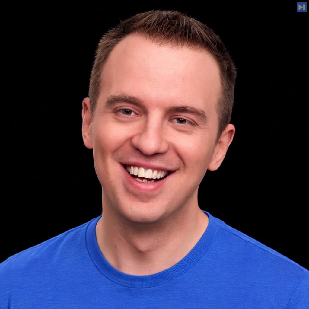 Head-and-shoulders portrait of Mark Webster against a black background.
