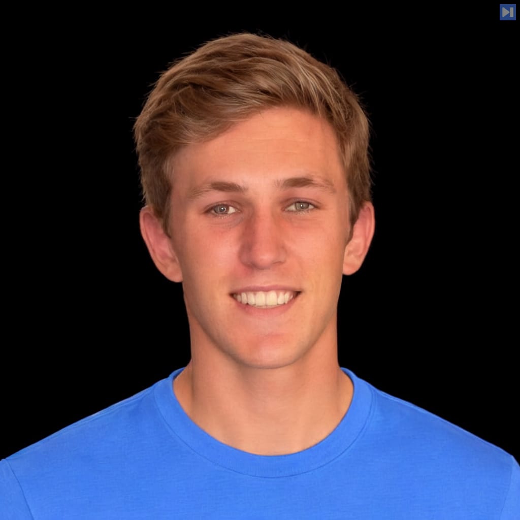 Head-and-shoulders portrait of Miguel Gonzalez-Fernandez against a black background.