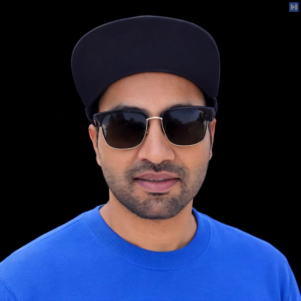 Head-and-shoulders portrait of Nishant Gupta against a black background.