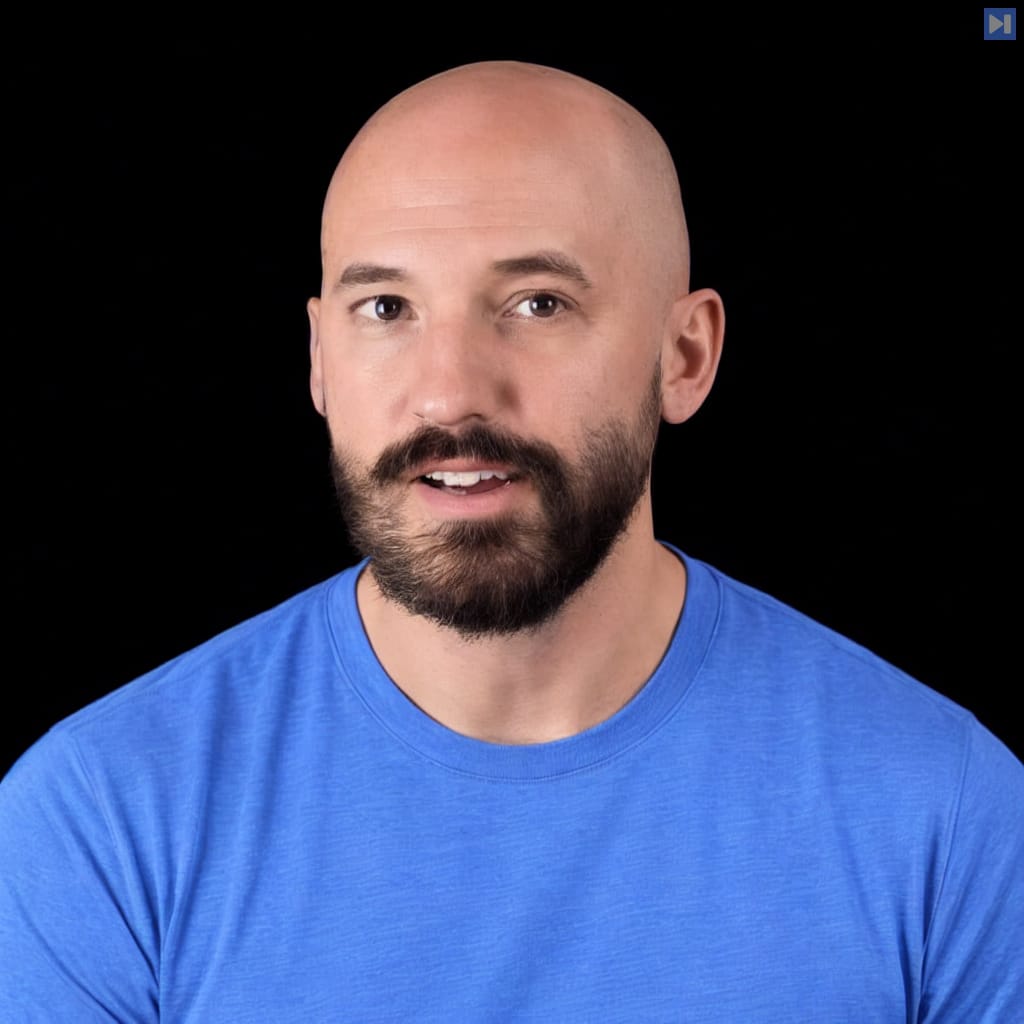 Head-and-shoulders portrait of Nolan Michaels against a black background.