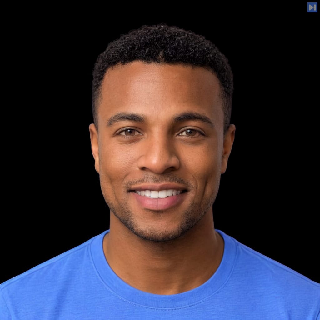 Head-and-shoulders portrait of Paden Gayle against a black background.