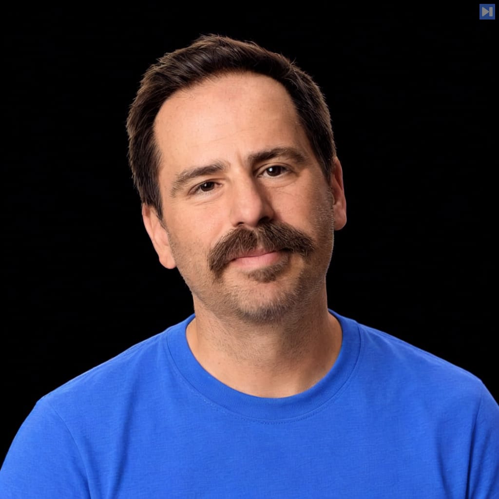 Head-and-shoulders portrait of Sam Odio against a black background.