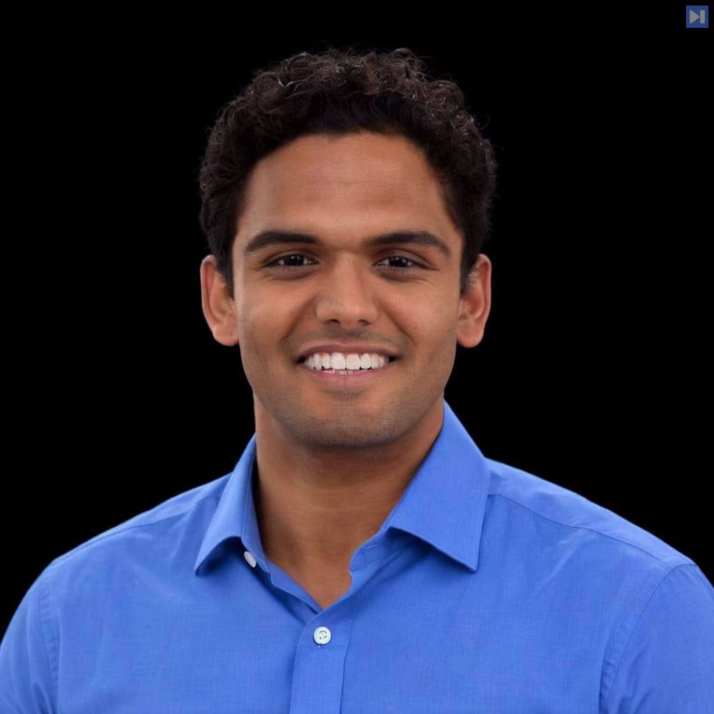 Head-and-shoulders portrait of Sean Sodha against a black background.