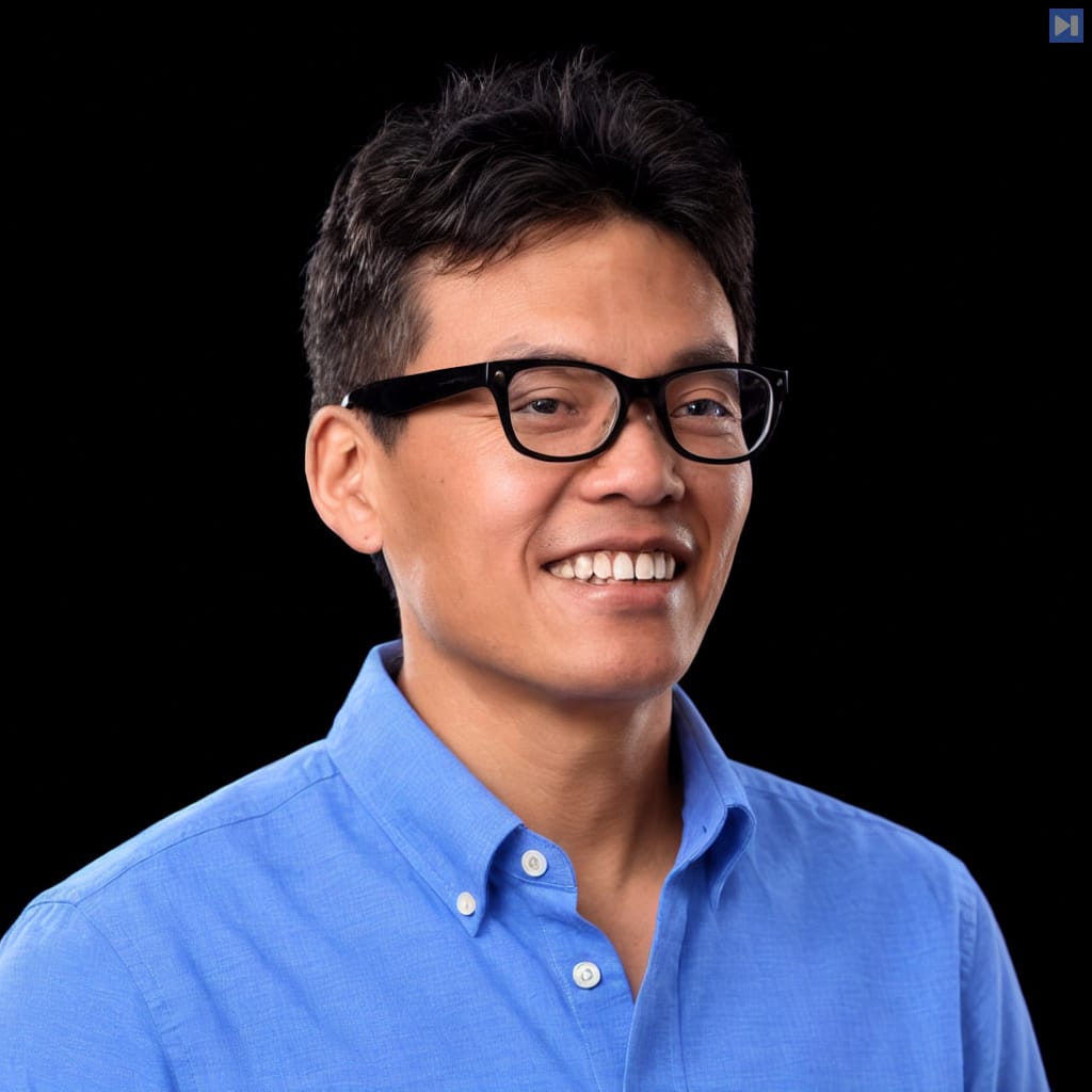 Head-and-shoulders portrait of Shawn Chan against a black background.