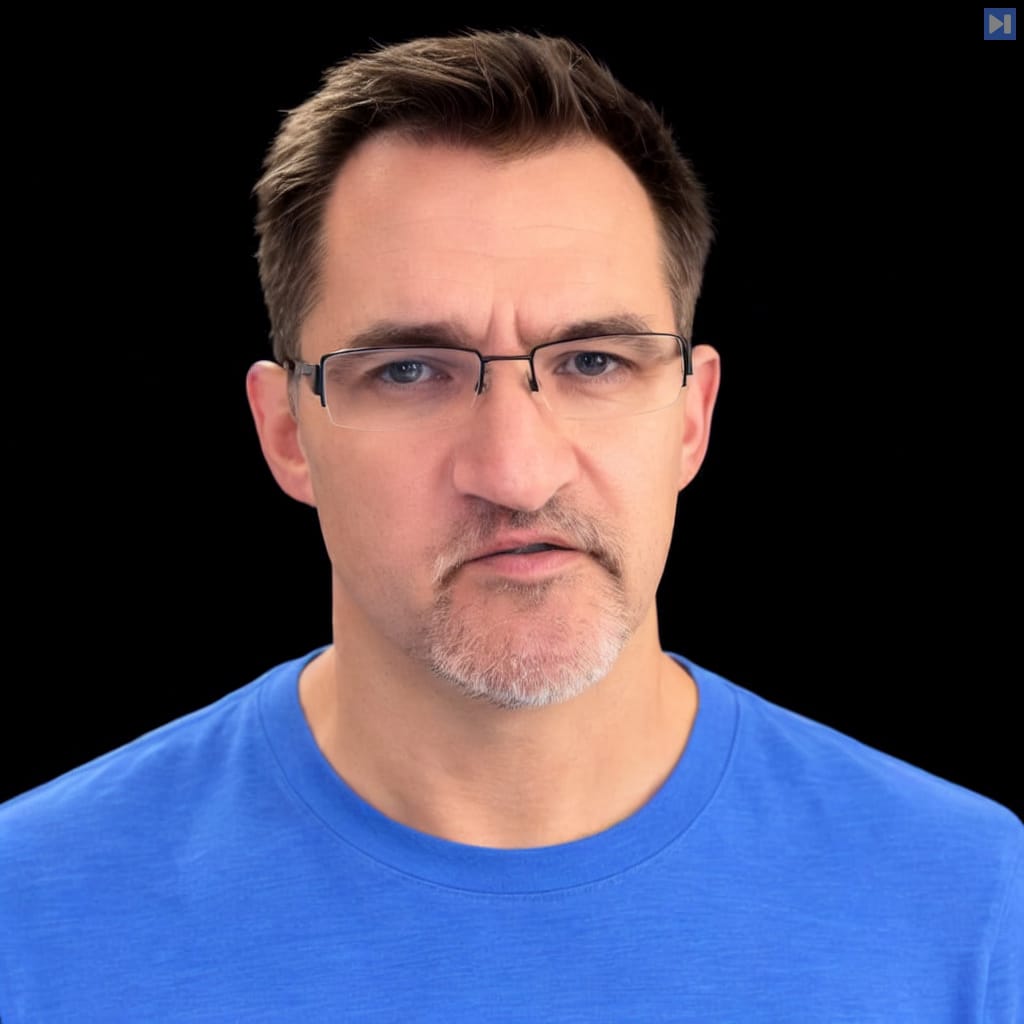 Head-and-shoulders portrait of Steve Jamison against a black background.