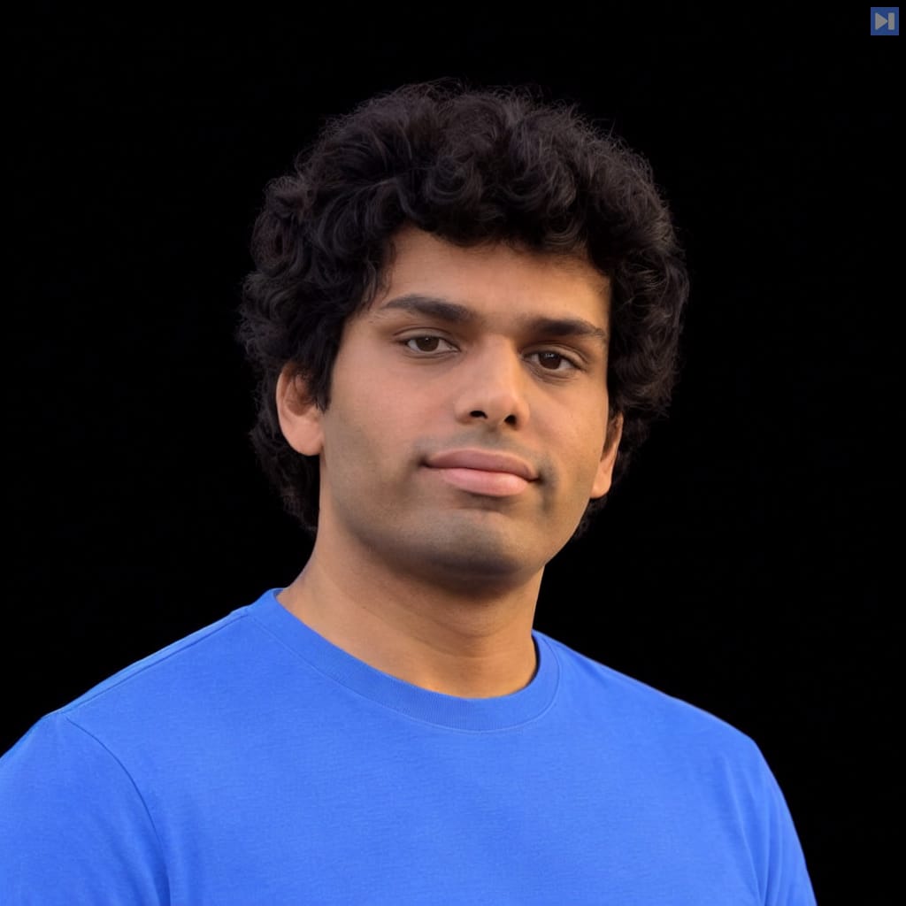 Head-and-shoulders portrait of Varun Singh against a black background.