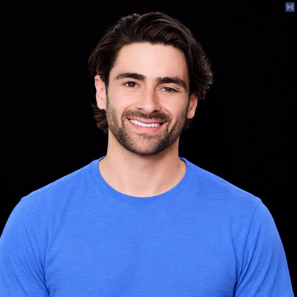 Head-and-shoulders portrait of Will McTighe against a black background.
