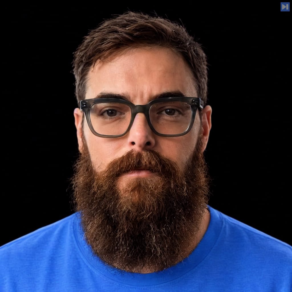 Head-and-shoulders portrait of Zachary Proser against a black background.