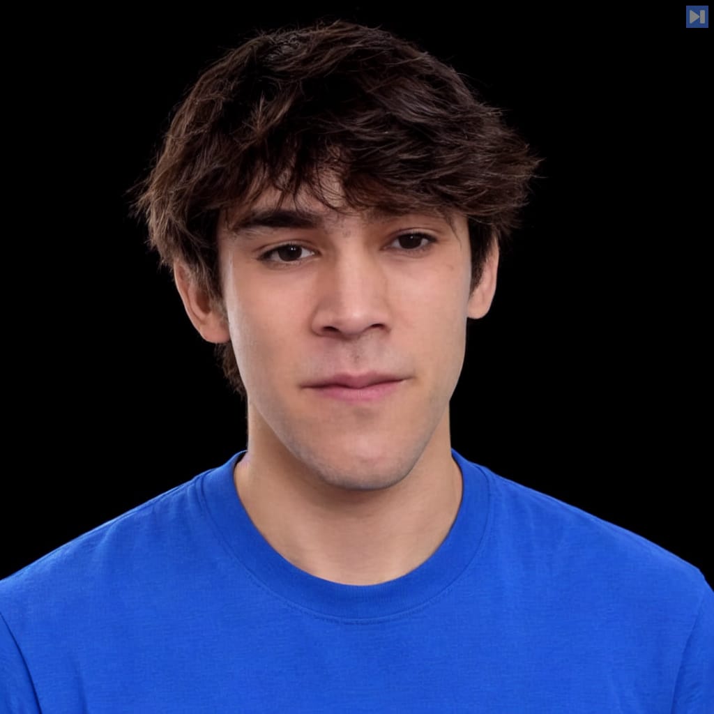 Head-and-shoulders portrait of Zain Javaid against a black background.
