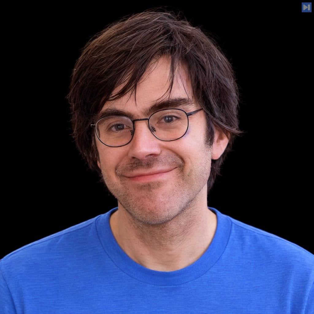 Head-and-shoulders portrait of Zvi Mowshowitz against a black background.