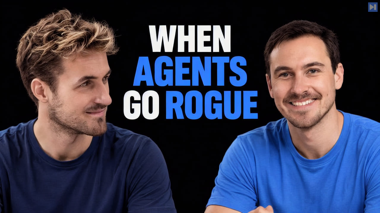 Pierce Freeman and Richard Diehl Martinez in navy and blue tops against black, alongside the blue and white headline "WHEN AGENTS GO ROGUE".
