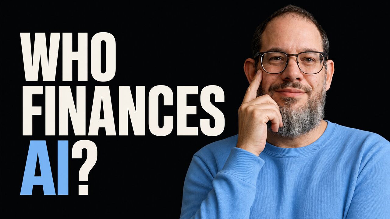 Portrait of Nate B. Jones beside the words Who Finances AI?
