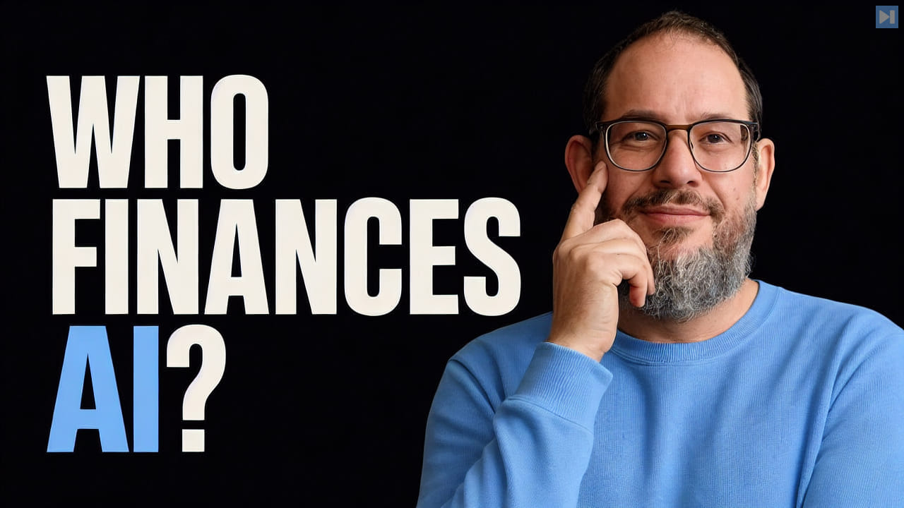 Portrait of Nate B. Jones beside the words Who Finances AI?