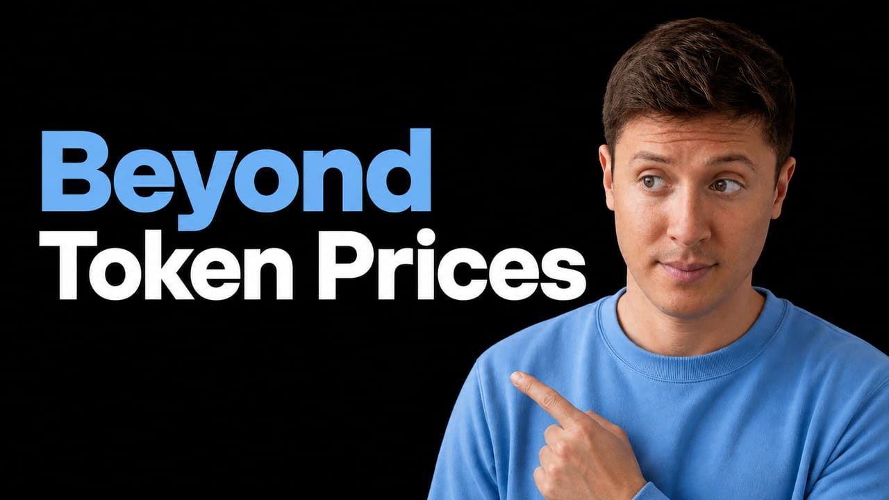 Alex Finn beside the headline Beyond Token Prices