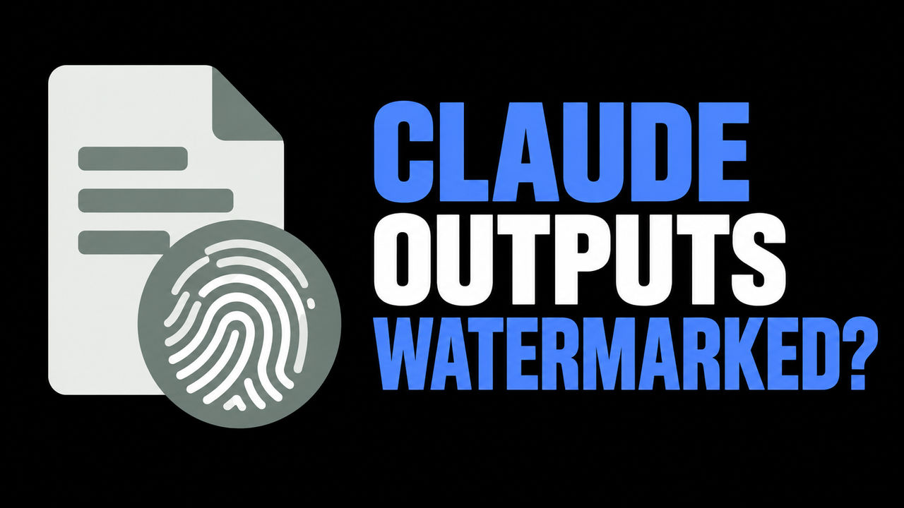 A document and digital fingerprint icon representing provenance metadata in Claude-generated outputs.