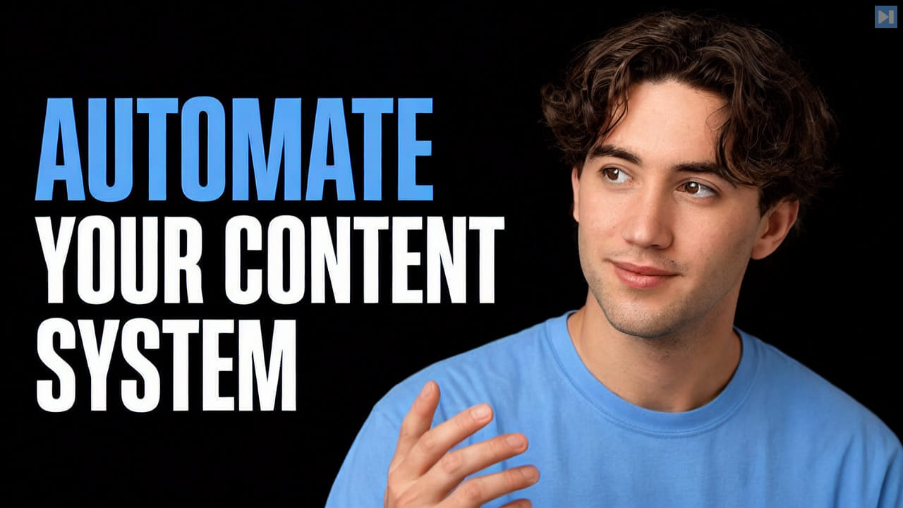 Drake Surach beside the headline Automate Your Content System