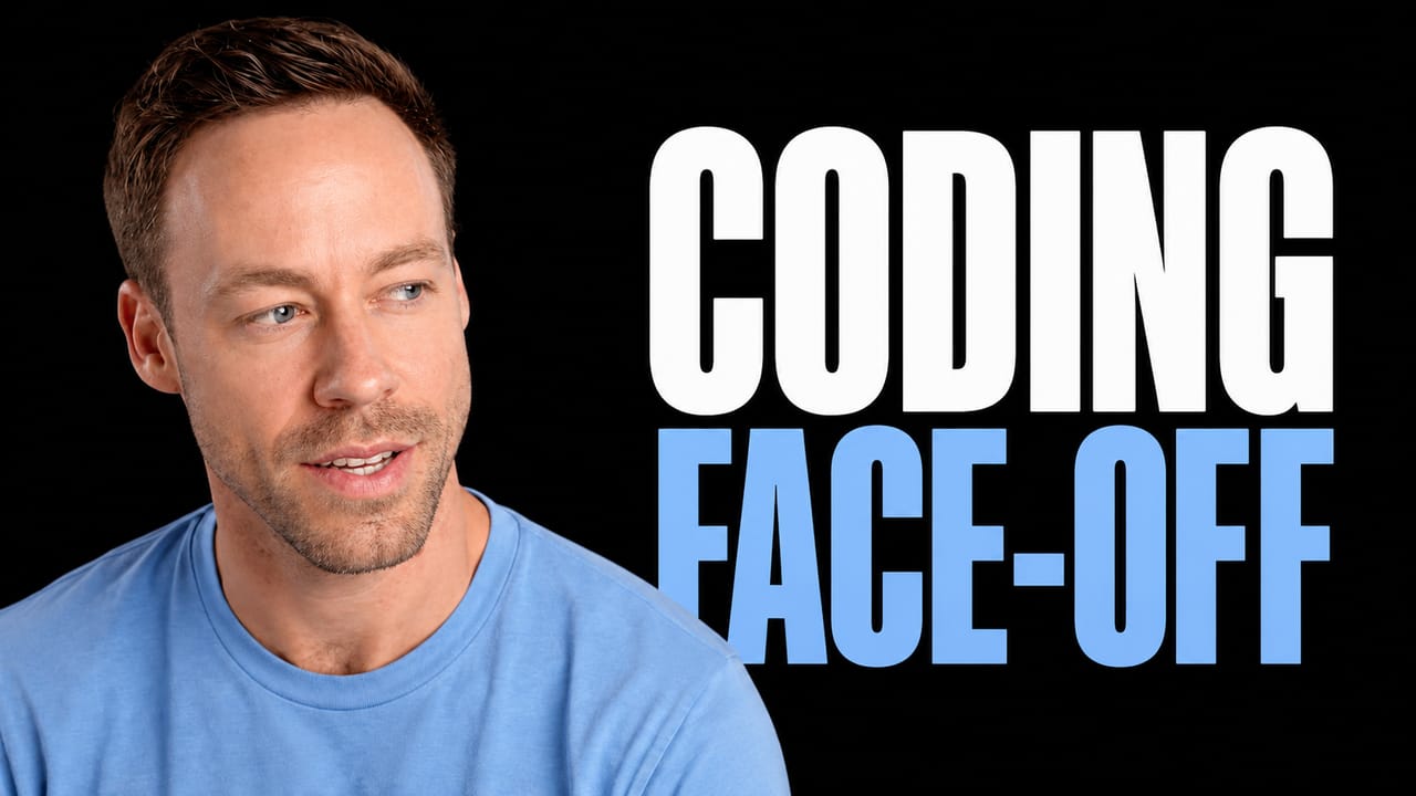 Chase Hannegan beside the headline Coding Face-Off