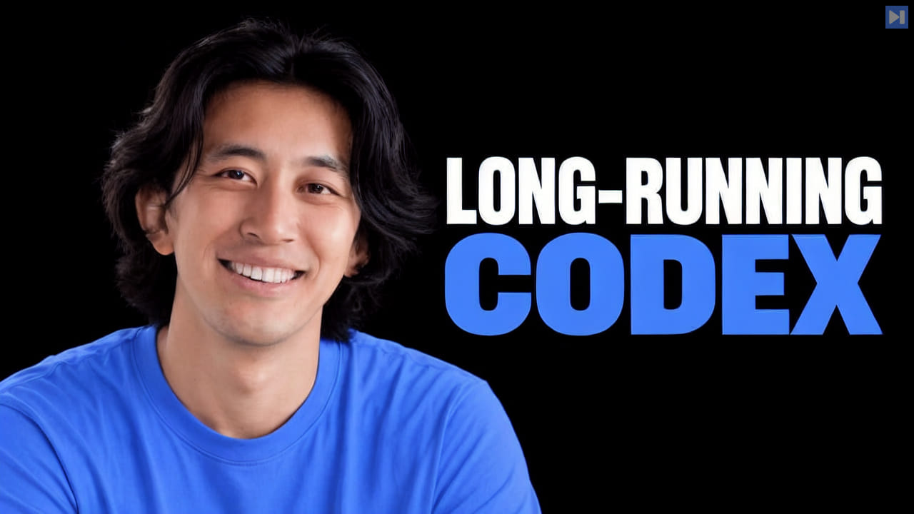 Jason Liu against a black background beside the blue-and-white headline “LONG-RUNNING CODEX”.