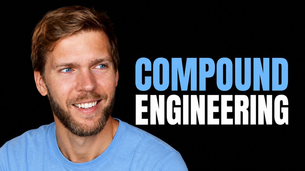 Portrait of Kieran Klaassen beside the headline COMPOUND ENGINEERING.