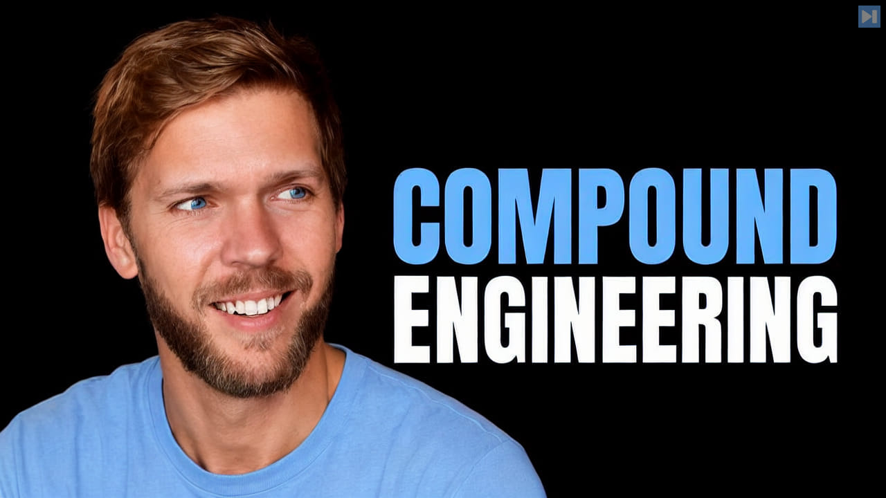 Portrait of Kieran Klaassen beside the headline COMPOUND ENGINEERING.