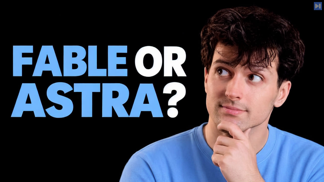 Theo Browne comparing Fable and Astra for coding and computer use