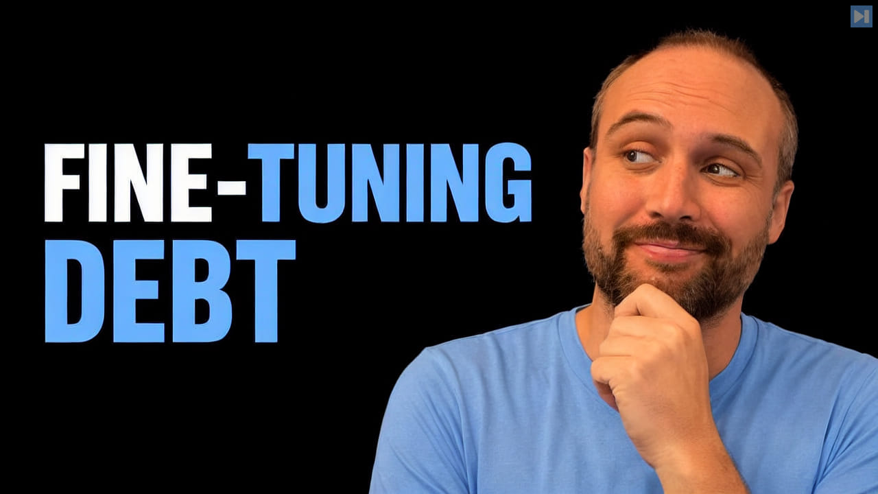 Portrait of Dan Bjornn beside the headline FINE-TUNING DEBT.